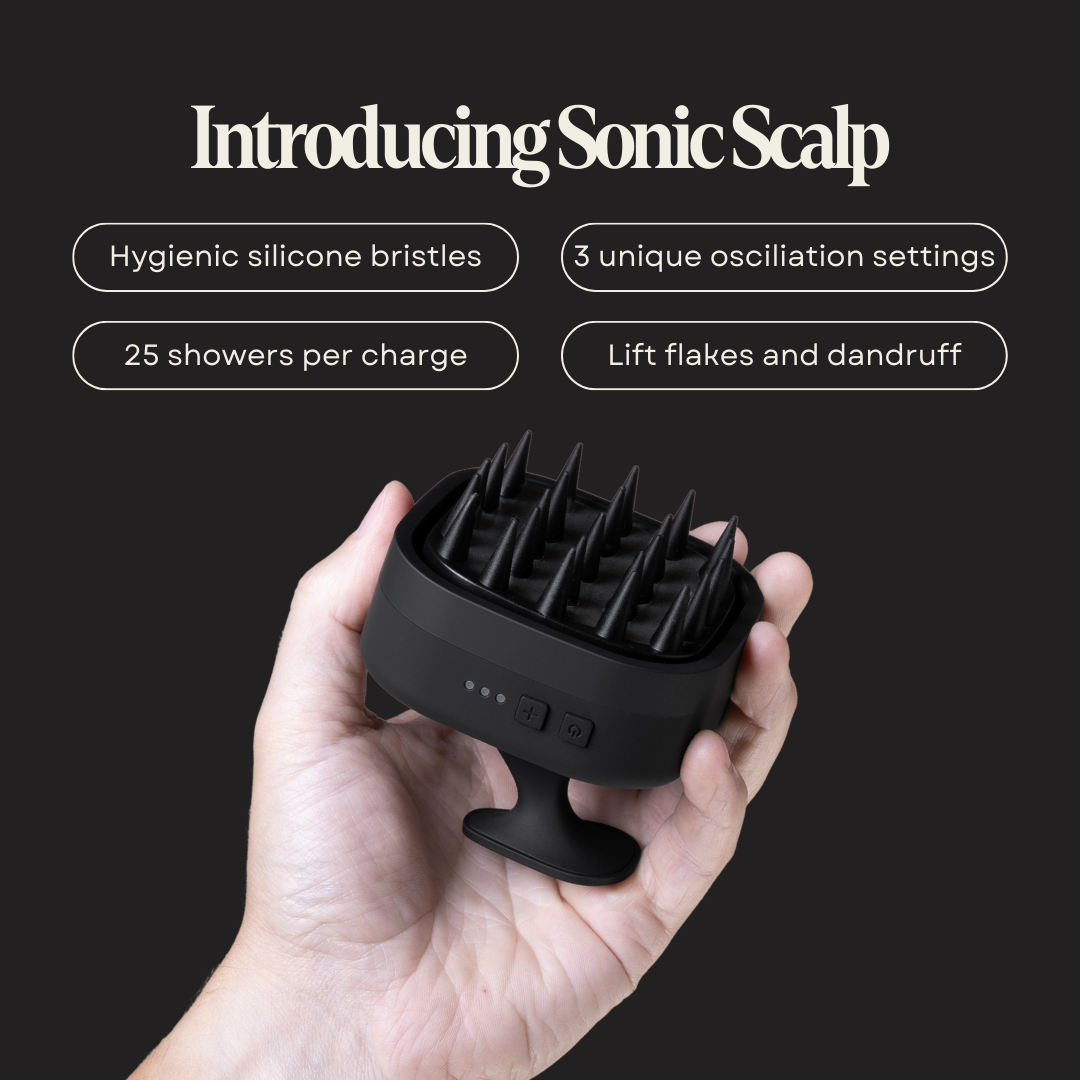 Sonic Scalp Scrubber | Black Wolf