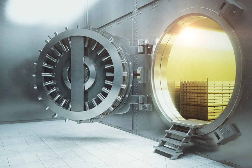 open bank vault