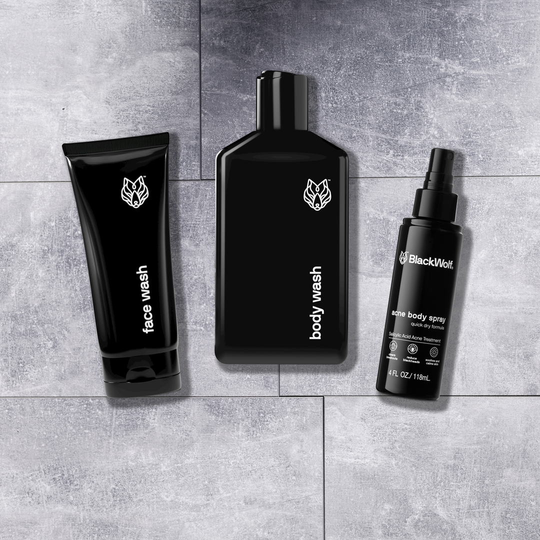 Acne Fighting Face & Body Kit Black Wolf