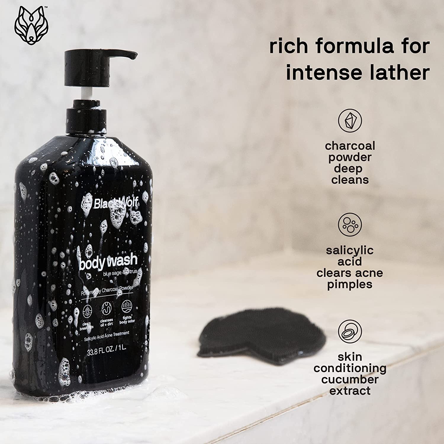 Upgrade to Charcoal Body Wash Liter